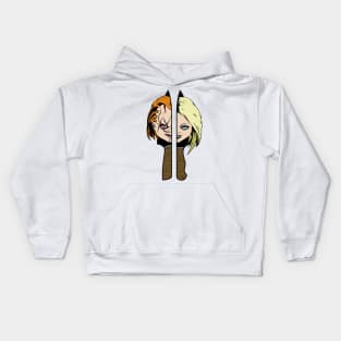 Chucky & Tiffany Knives Kids Hoodie